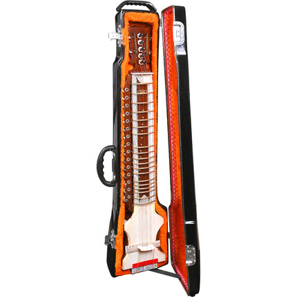 JAS  Dilruba Hard Case Made of Fiberglass, BLACK, Size 4/4