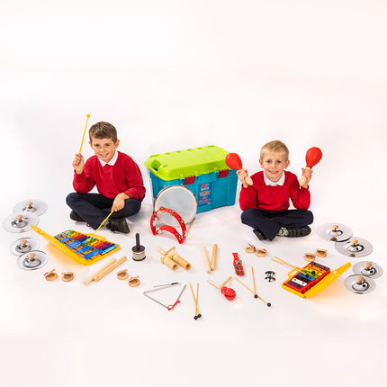 PP World 25 Player Percussion Set ~ Key Stage 2