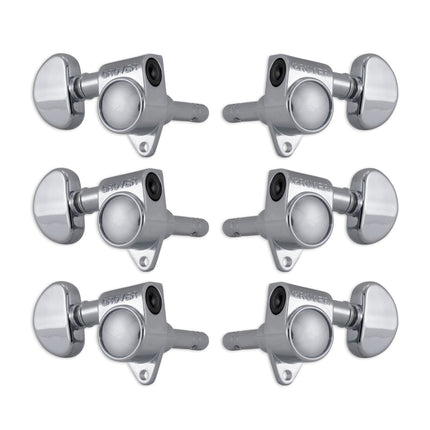 Grover Original Locking Rotomatics Machineheads ~ 3+3 ~ Chrome