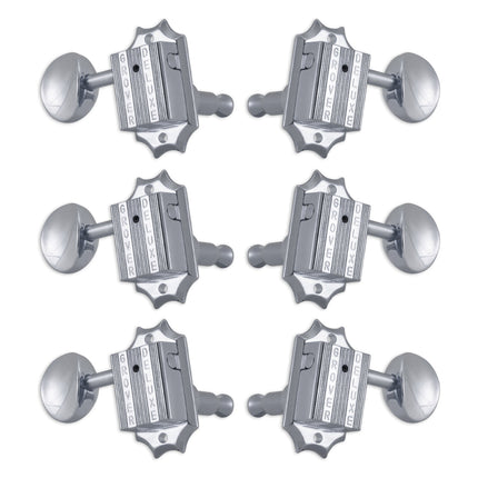 Grover Vintage Machineheads ~ 3+3 ~ Chrome