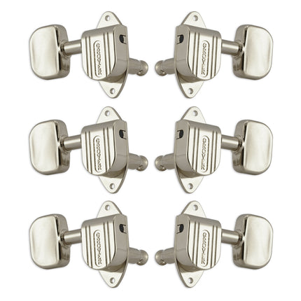 Grover Vintage Imperial 152 Series Machineheads ~ 3+3 ~ Nickel