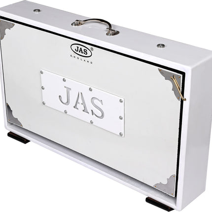 Shruti Box Chromatic, White, JAS English Reeds G to C with Padded Bags