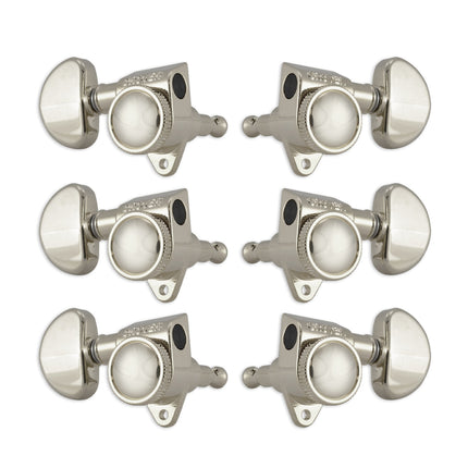 Grover Roto-Grip Machineheads ~ 3+3 ~ Nickel
