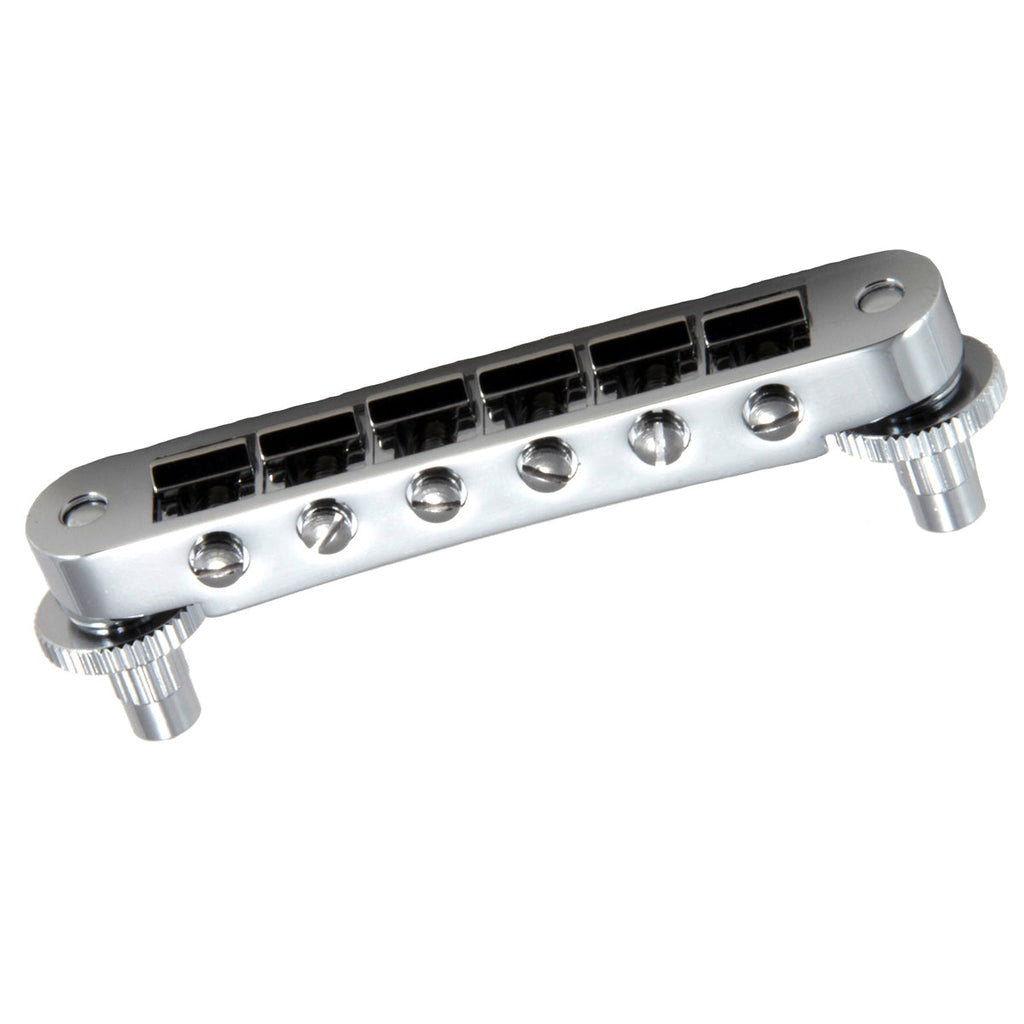 Grover Tune-O-Matic Style Guitar Bridge ~ Chrome