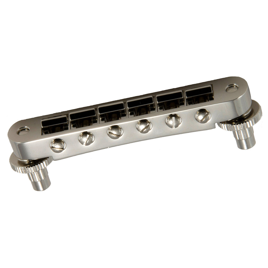 Grover Tune-O-Matic Style Guitar Bridge ~ Nickel