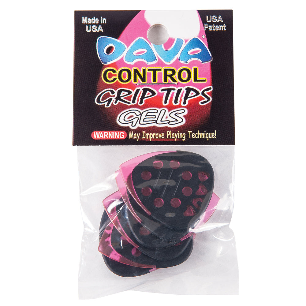 Dava 'Grip Tip' Gels Picks ~ 6 Pack