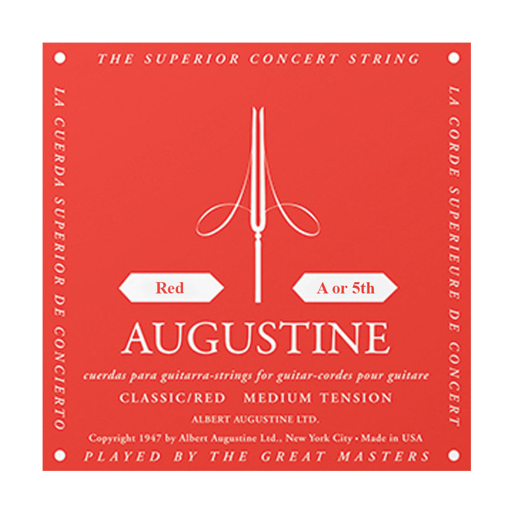 Augustine A5R Classic Red Single String - A/5th