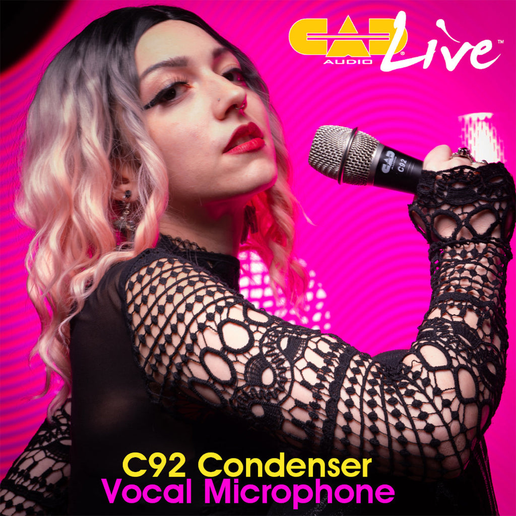 CAD Live C92 Cardioid Condenser Handheld Microphone