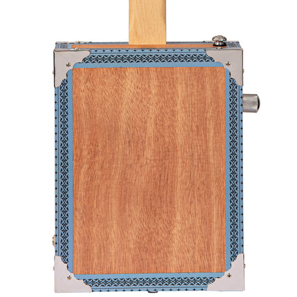 Lace Cigar Box Electric Guitar ~ 3 String ~ Gone Fishin'