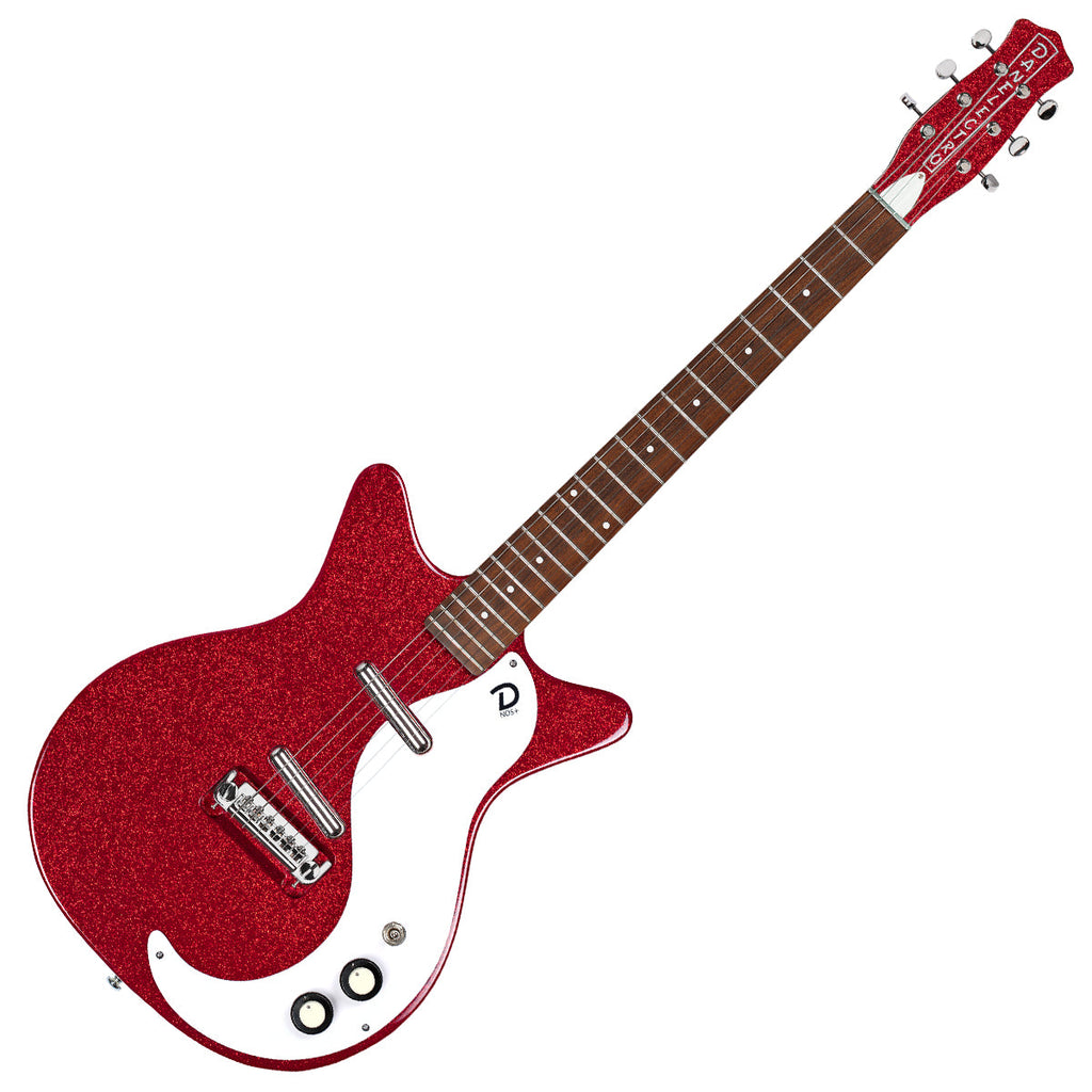 Danelectro '59M NOS Electric Guitar ~ Red Metal Flake