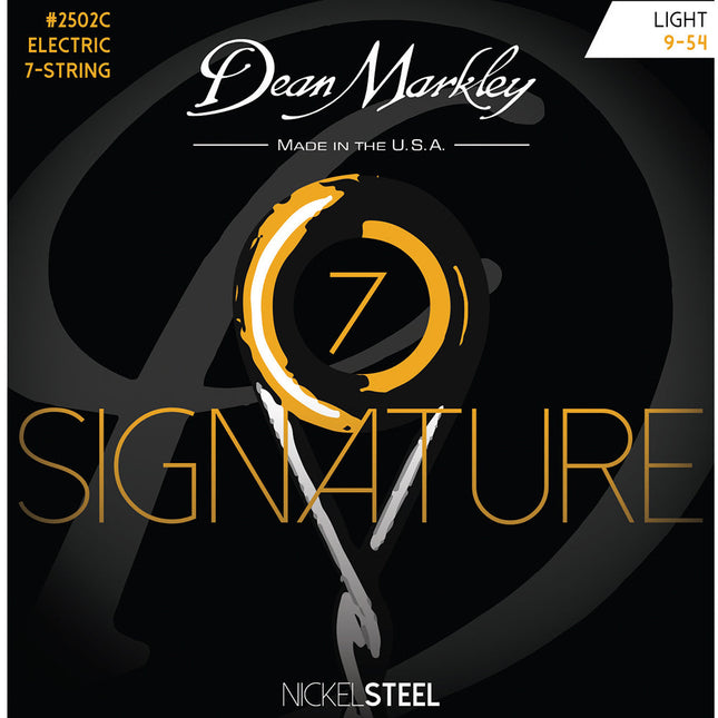 Dean Markley Custom Light 9-54 NickelSteel Electric Signature Series 7 String Set