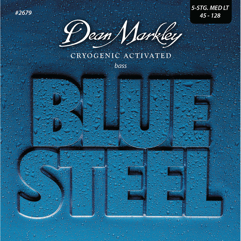 Dean Markley Blue Steel Bass Guitar Strings Medium Light 5 String 45-128