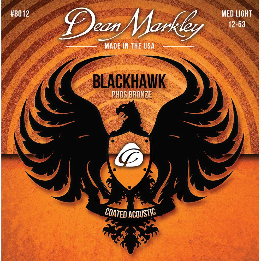 Dean Markley Blackhawk Coated Pure Bronze Light 12-53