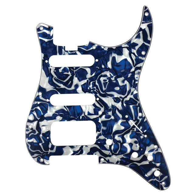 D'Andrea Scratchplate ~ HSS-Style ~ Blue Swirl Pearl