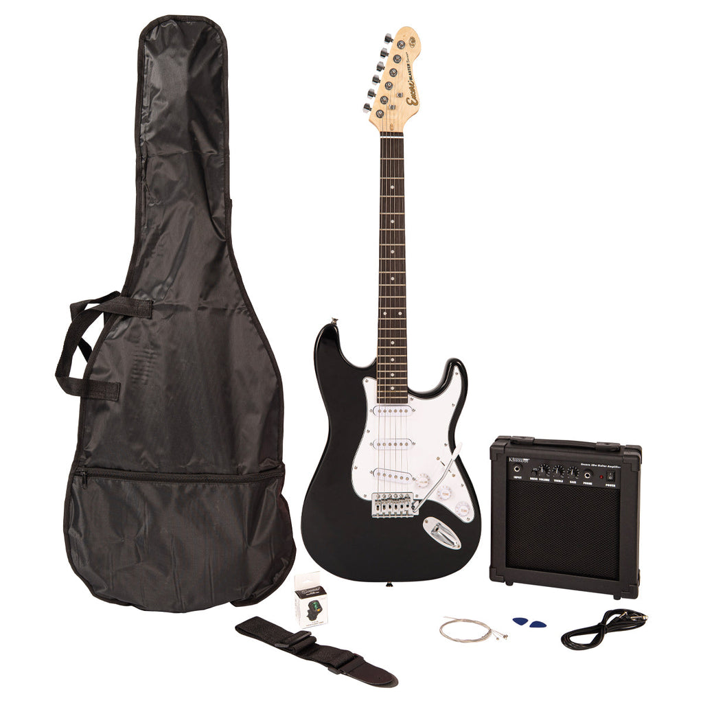 Encore Blaster E60 Electric Guitar Pack ~ Gloss Black