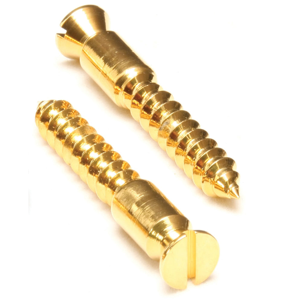 Floyd Rose Original Bridge Mounting Wood Screws ~ Gold