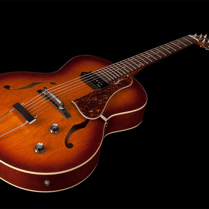 Godin 5th Avenue P90 Semi-Acoustic Guitar ~ Cognac Burst Kingpin