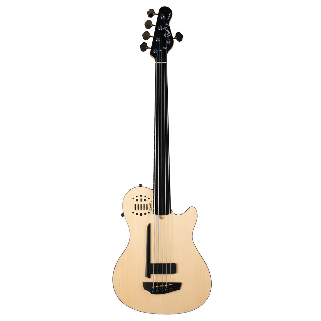 Godin A5 Ultra Semi-Acoustic Fretless Bass Guitar