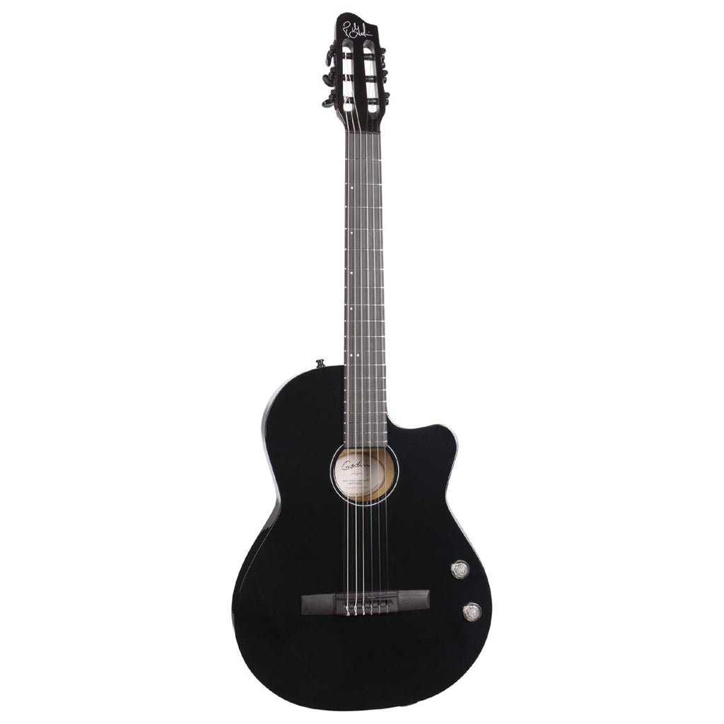 Godin Arena Pro Cutaway Bourbon Burst Nylon String Electro Guitar ~ Onyx Black with EQ