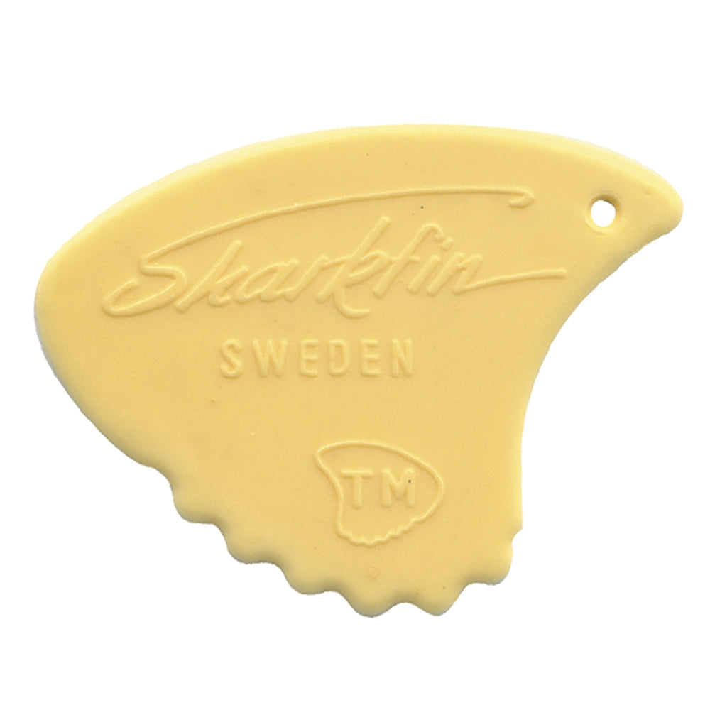 Sharkfin Pick ~ Medium Yellow ~ 25 Pack