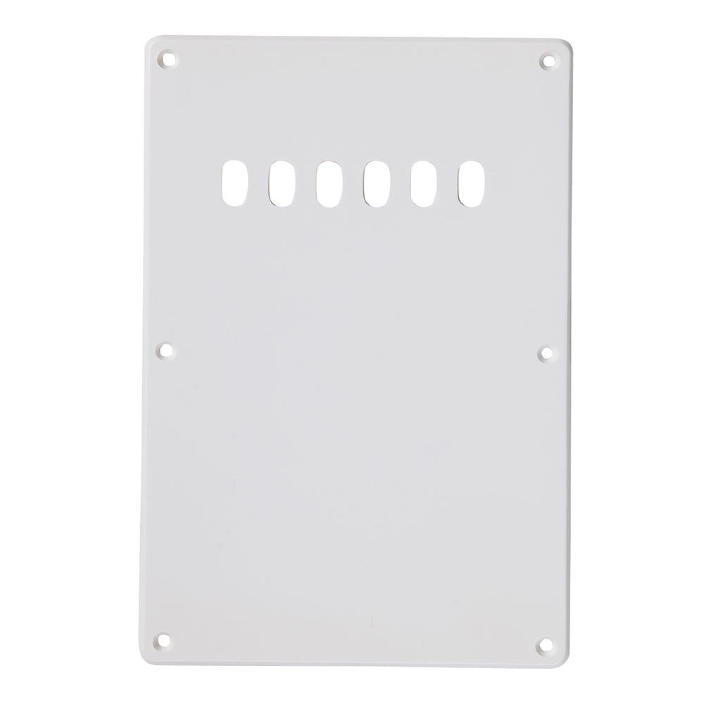 Guitar Tech Backplate Cover ~ White