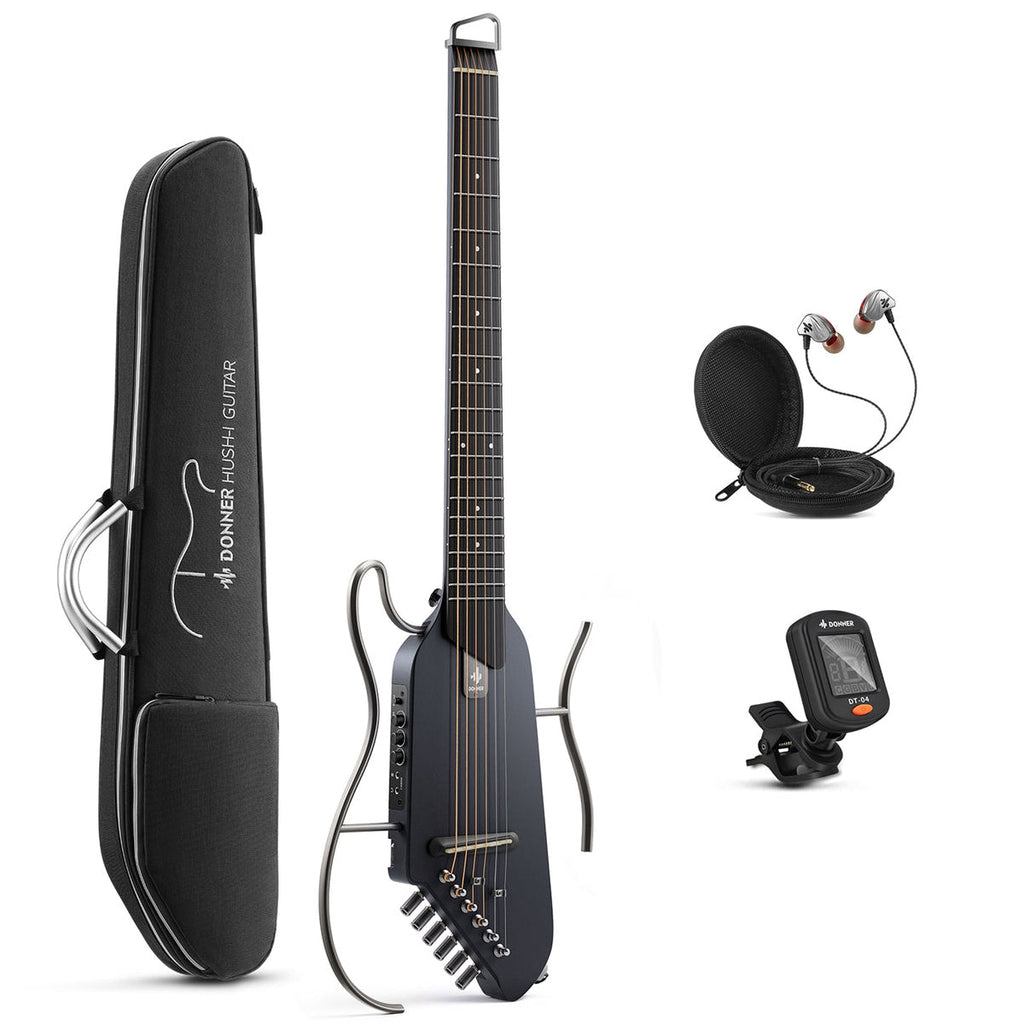 Donner HUSH-I Guitar ~ Black