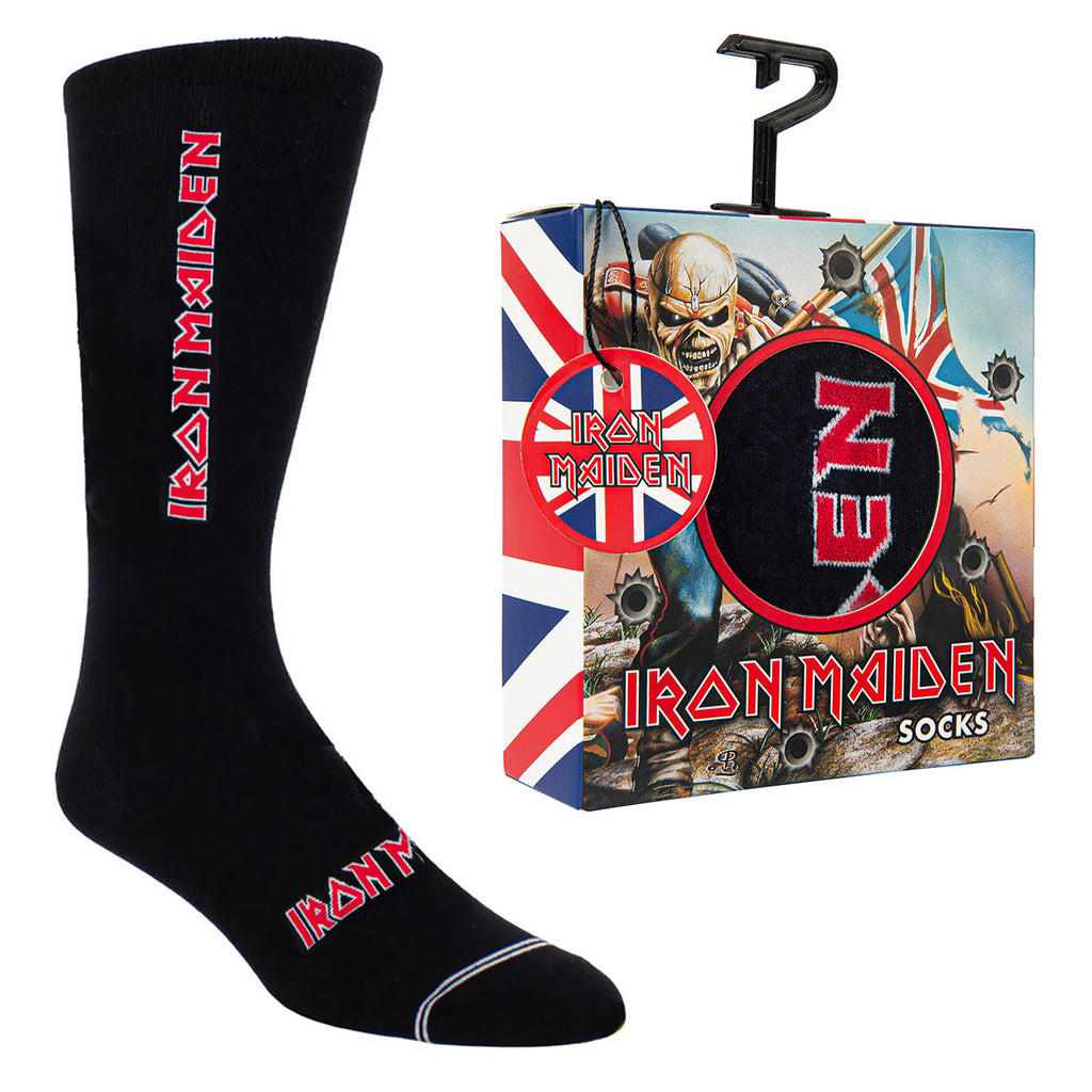 Perri's Licensed Sock Gift Box ~ Iron Maiden