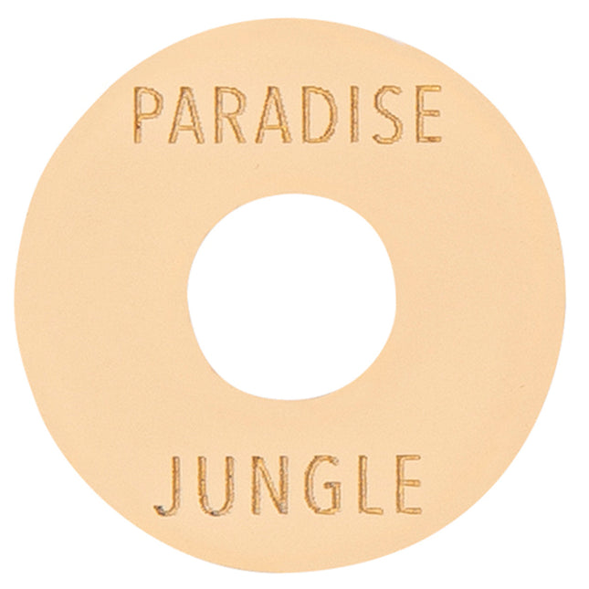 Joe Doe Poker Chip Toggle Switch Surround ~ Aged White ~ Paradise/Jungle