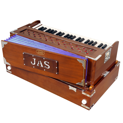 JAS Harmonium Super Deluxe JAS English Reeds Portable Body