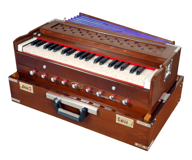 JAS Harmonium Super Deluxe JAS English Reeds Portable Body