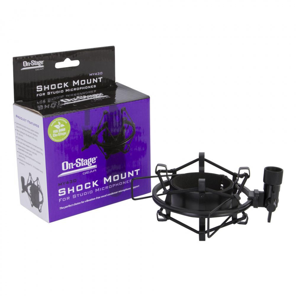 On-Stage Studio Microphone Shock Mount ~ 55-60mm ø Mics