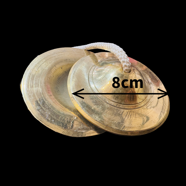 JAS Brass Cymbals Manjira 8 cm
