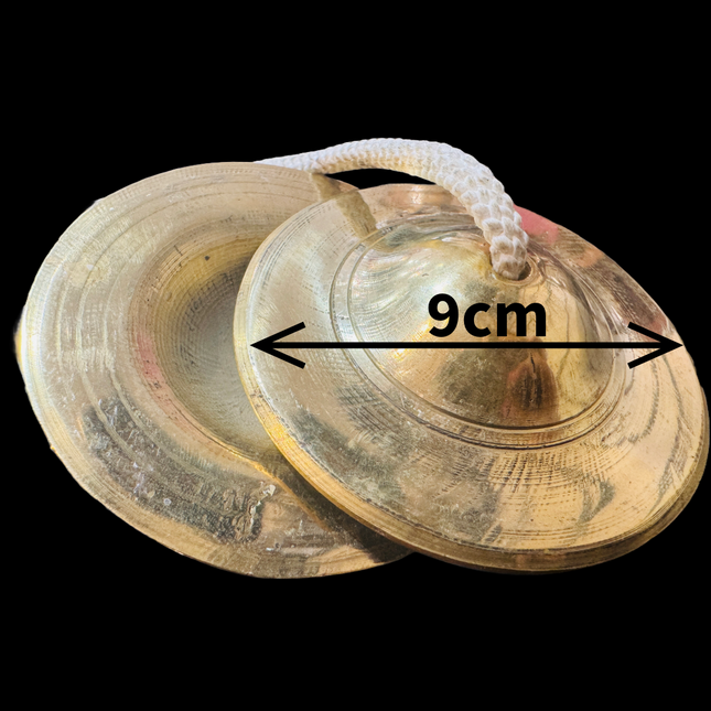 JAS Brass Cymbals Manjira 9 cm