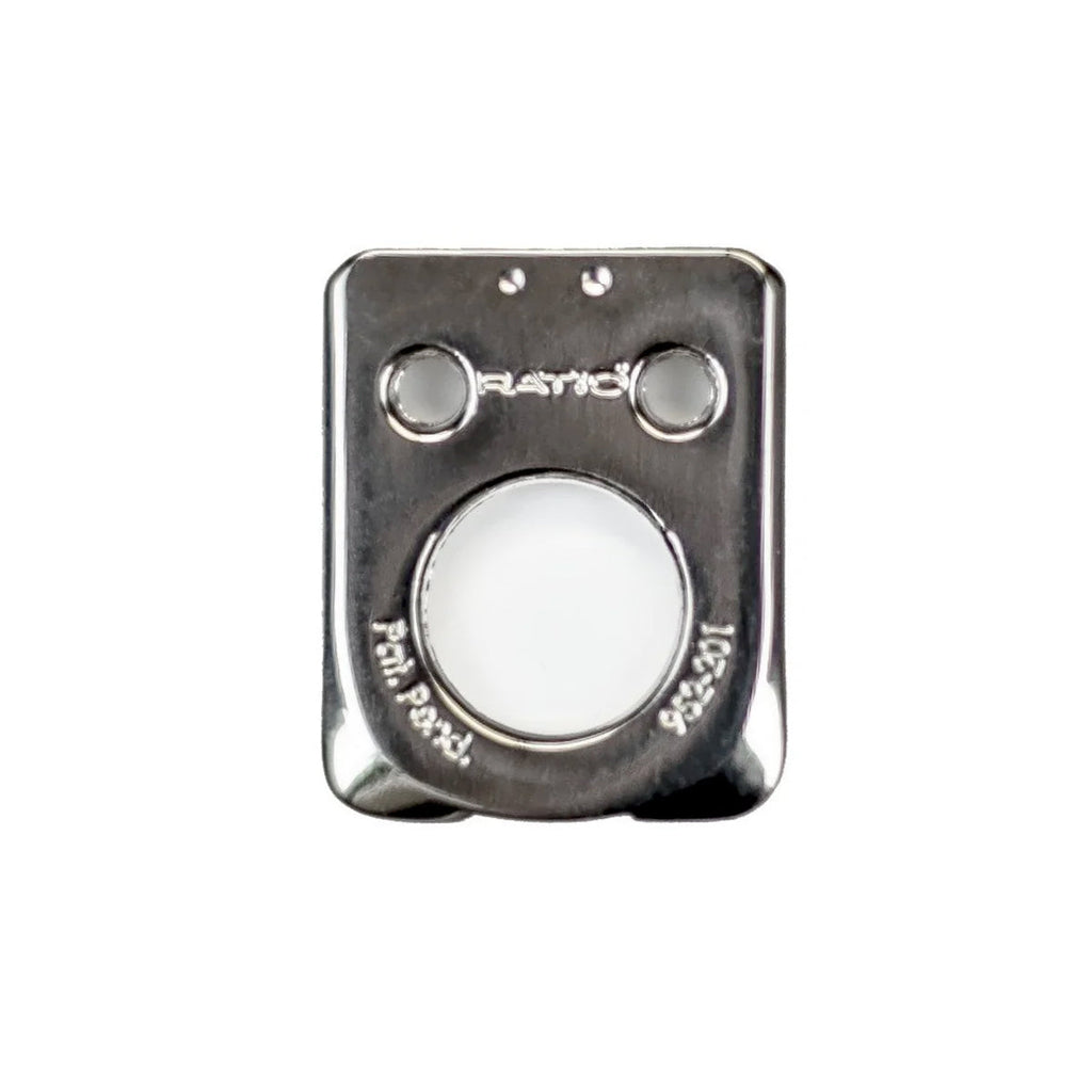 GraphTech Ratio Plate For F Style 2-Pin Hole ~ Nickel (1pc)