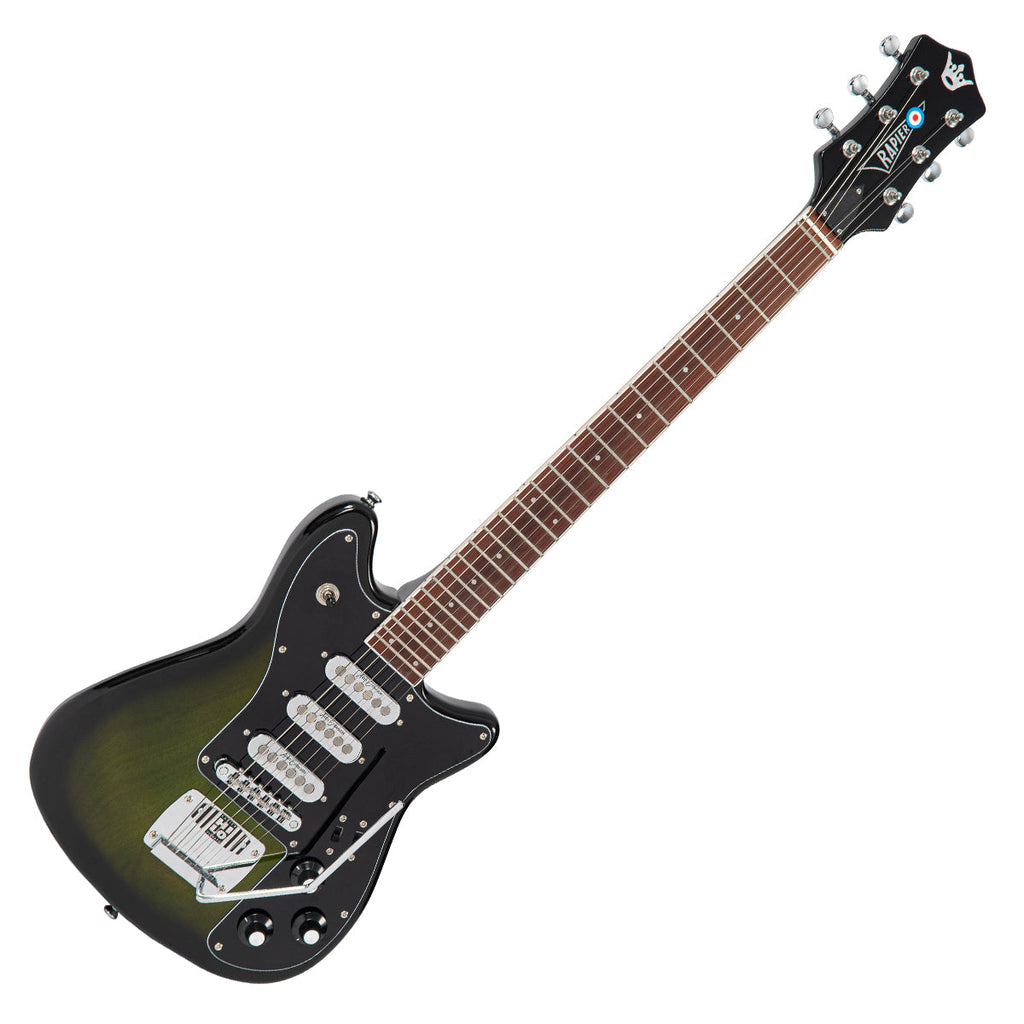 Greenburst Rapier Mercury Electric Guitar