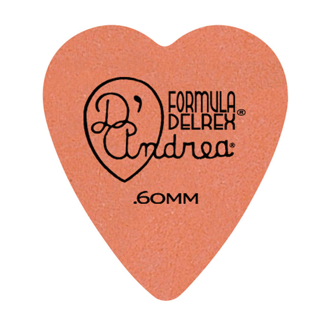 D'Andrea 323 Delrex Orange Pick Refill Bag ~ Thin Medium ~ 72 Picks