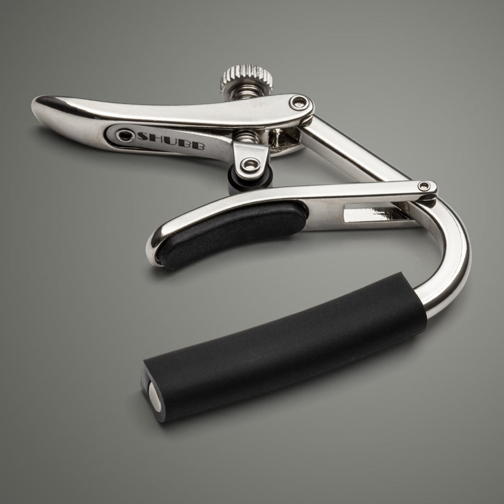 Shubb 7.25" Radius Electric Guitar Capo ~ Nickel