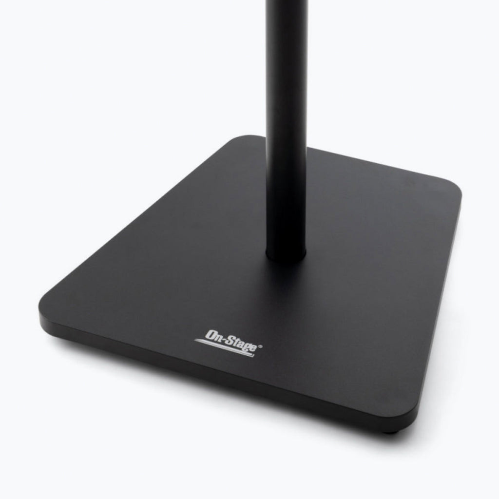 On-Stage Wood Monitor Stands ~ Pair ~ Black