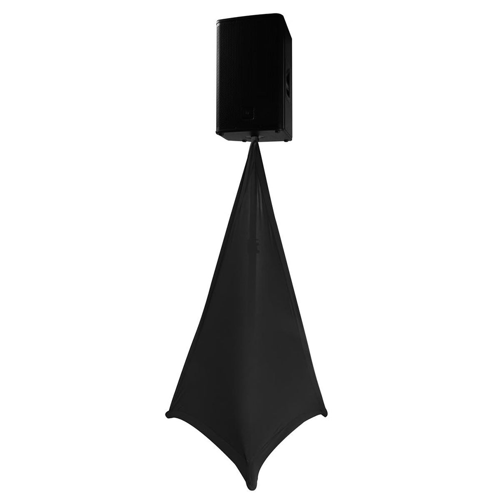 On-Stage Speaker/Lighting Stand Skirt ~ Black