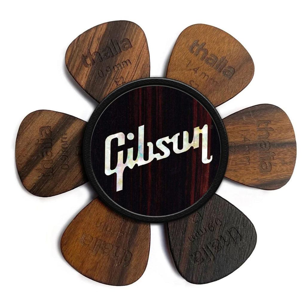 Gibson® by Thalia Pick Puck ~ Black Ebony with Gibson Pearl Logo