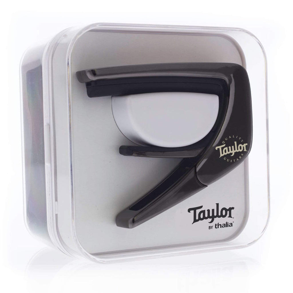 Taylor® by Thalia Black Chrome Capo ~ 700 Series Reflections Fingerboard Marker Inlay