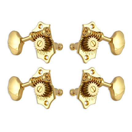 Grover U98 Series Sta-Tite Ukulele Pegs (Set of 4) ~ Gold