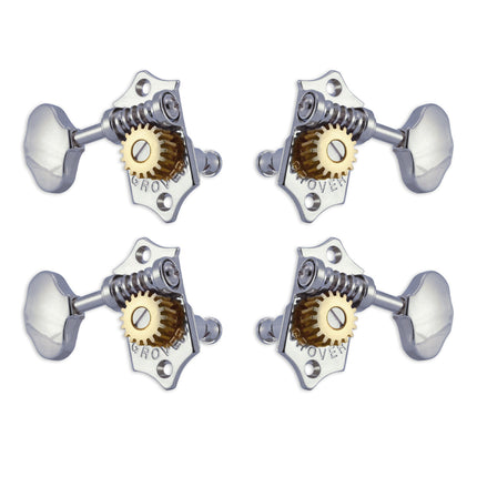 Grover U99 Series Sta-Tite Ukulele Pegs (Set of 4) ~ Chrome