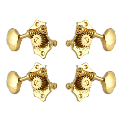 Grover U99 Series Sta-Tite Ukulele Pegs (Set of 4) ~ Gold