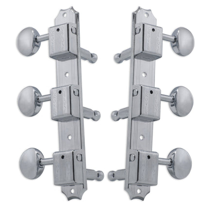 Grover 138 Sereies Deluxe Machineheads ~ 3+3 ~ Chrome