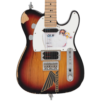 Heavy Distressed Sunburst 'Jonny Honda' Vintage V52 ProShop Unique