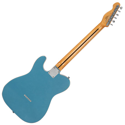 Metallic Gun Hill Blue Vintage Revo V52 ProShop Unique Electric Guitar