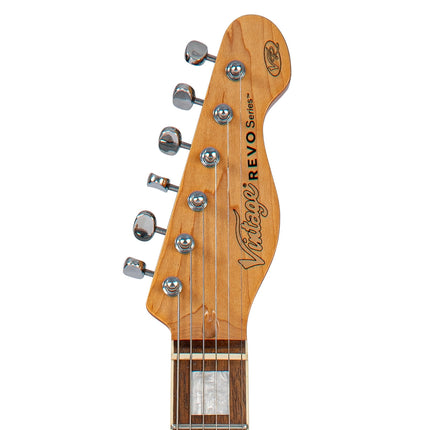 Metallic Gun Hill Blue Vintage Revo V52 ProShop Unique Electric Guitar