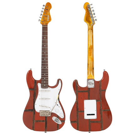 Brick Wall Vintage V6 ProShop Unique Electric Guitar