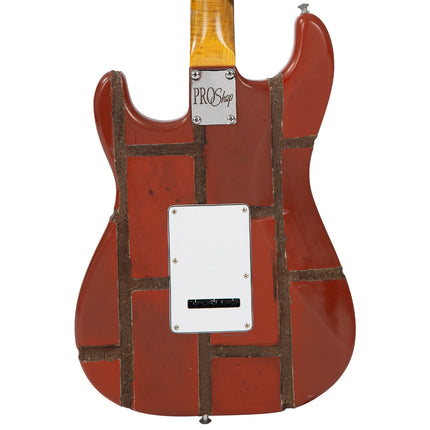 Brick Wall Vintage V6 ProShop Unique Electric Guitar
